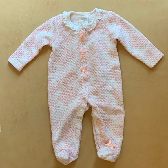Laura Ashley Pajamas Laura Ashley Baby Quilted Sleeper Pajamas With